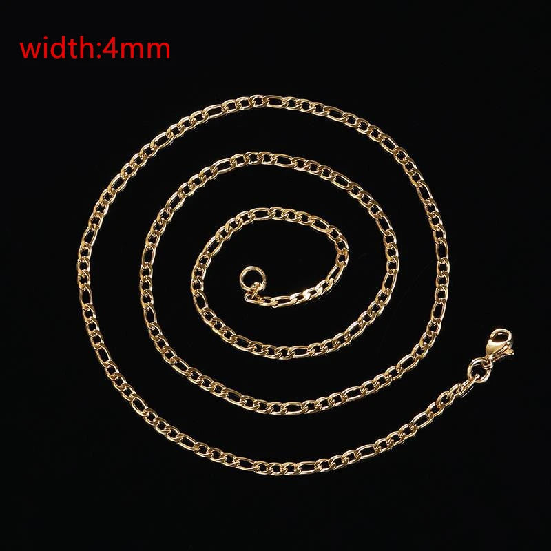 Classic Rope Chain Mens Necklace