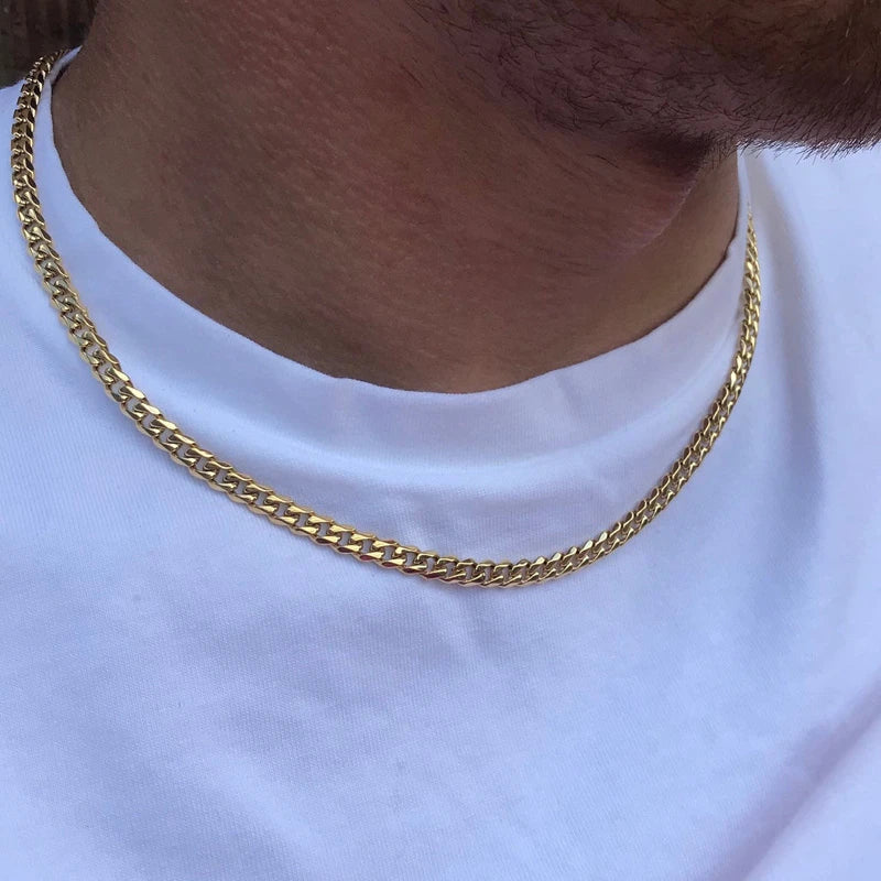 Classic Rope Chain Mens Necklace