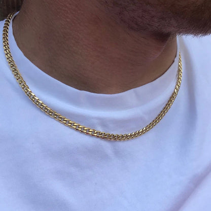 Classic Rope Chain Mens Necklace