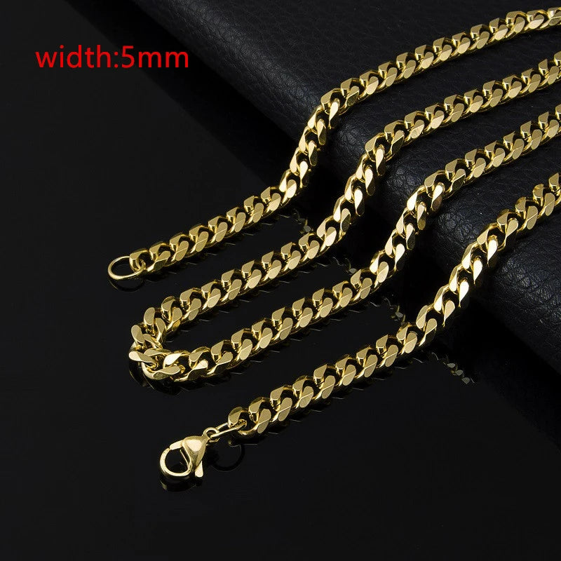 Classic Rope Chain Mens Necklace