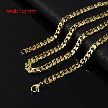 Classic Rope Chain Mens Necklace