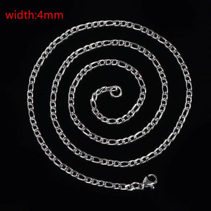 Classic Rope Chain Mens Necklace
