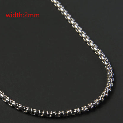 Classic Rope Chain Mens Necklace