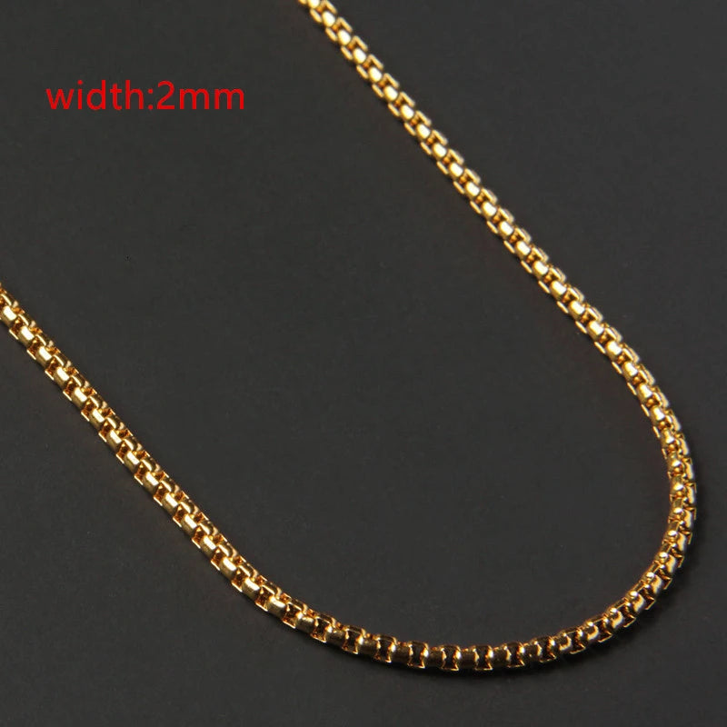 Classic Rope Chain Mens Necklace