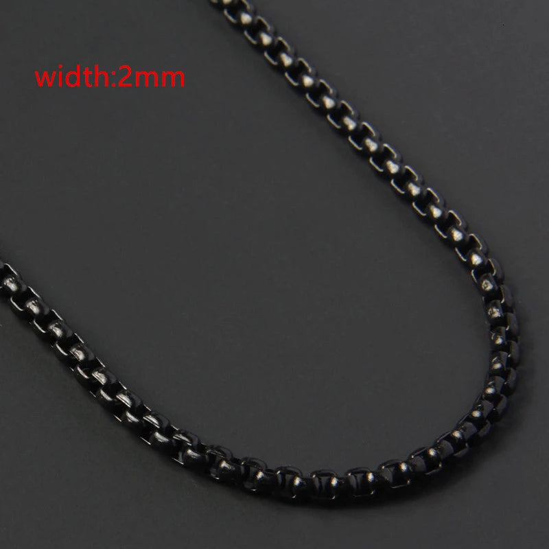 Classic Rope Chain Mens Necklace