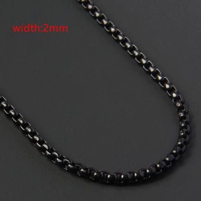 Classic Rope Chain Mens Necklace