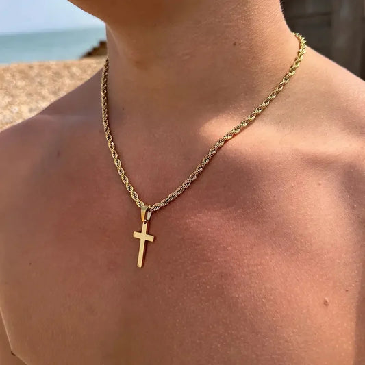 Stainless Steel Cross Necklace