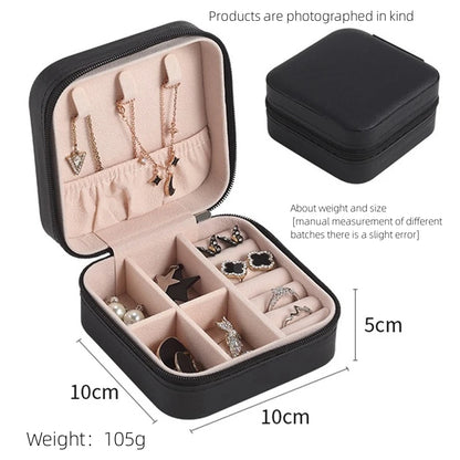 1pcs Single Layer Travel Jewelry Box Ladies