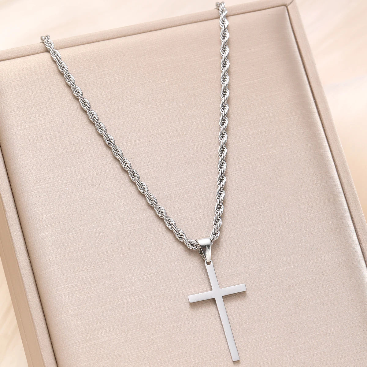 Stainless Steel Cross Necklace