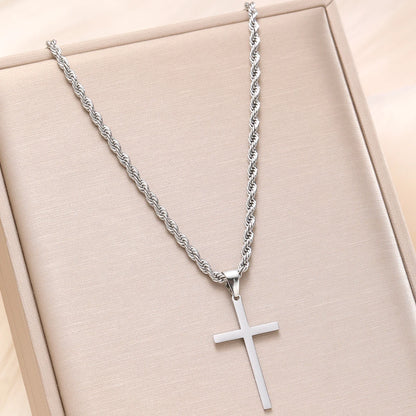 Stainless Steel Cross Necklace
