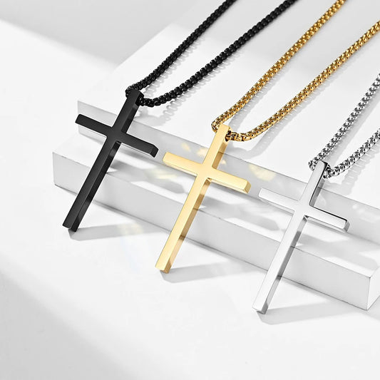 High Quality Titanium Steel Cross Pendant