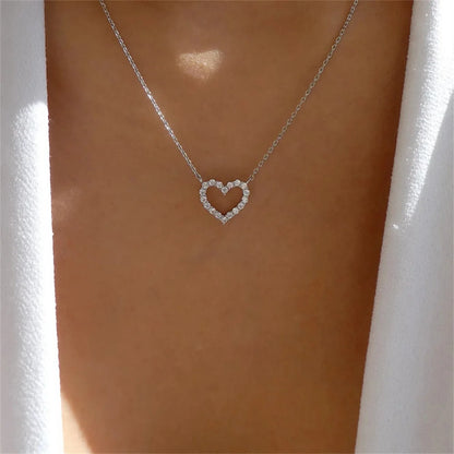 Crystal Heart Love Pendant