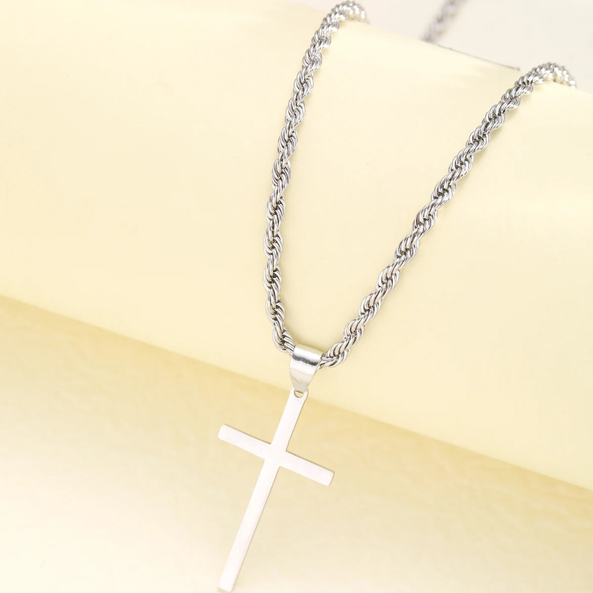 Stainless Steel Cross Necklace