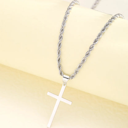 Stainless Steel Cross Necklace