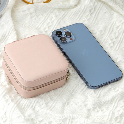 1pcs Single Layer Travel Jewelry Box Ladies
