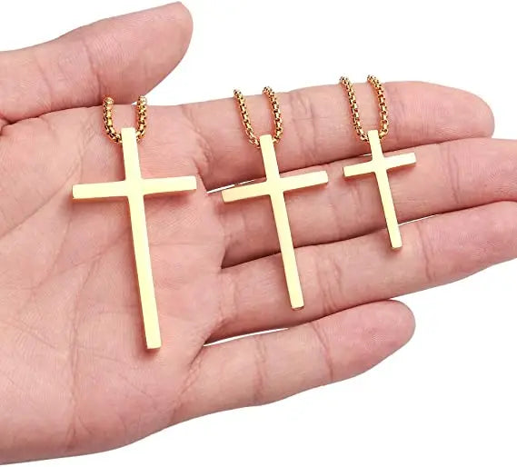 High Quality Titanium Steel Cross Pendant