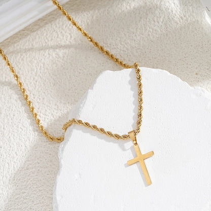 Stainless Steel Cross Necklace