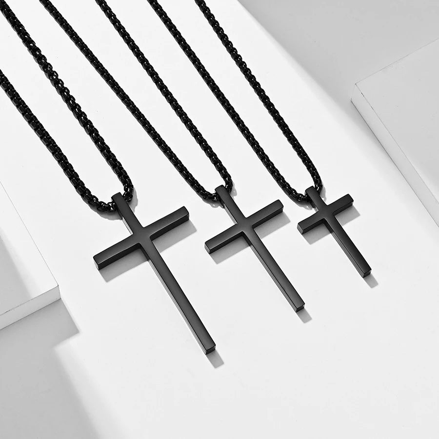 High Quality Titanium Steel Cross Pendant