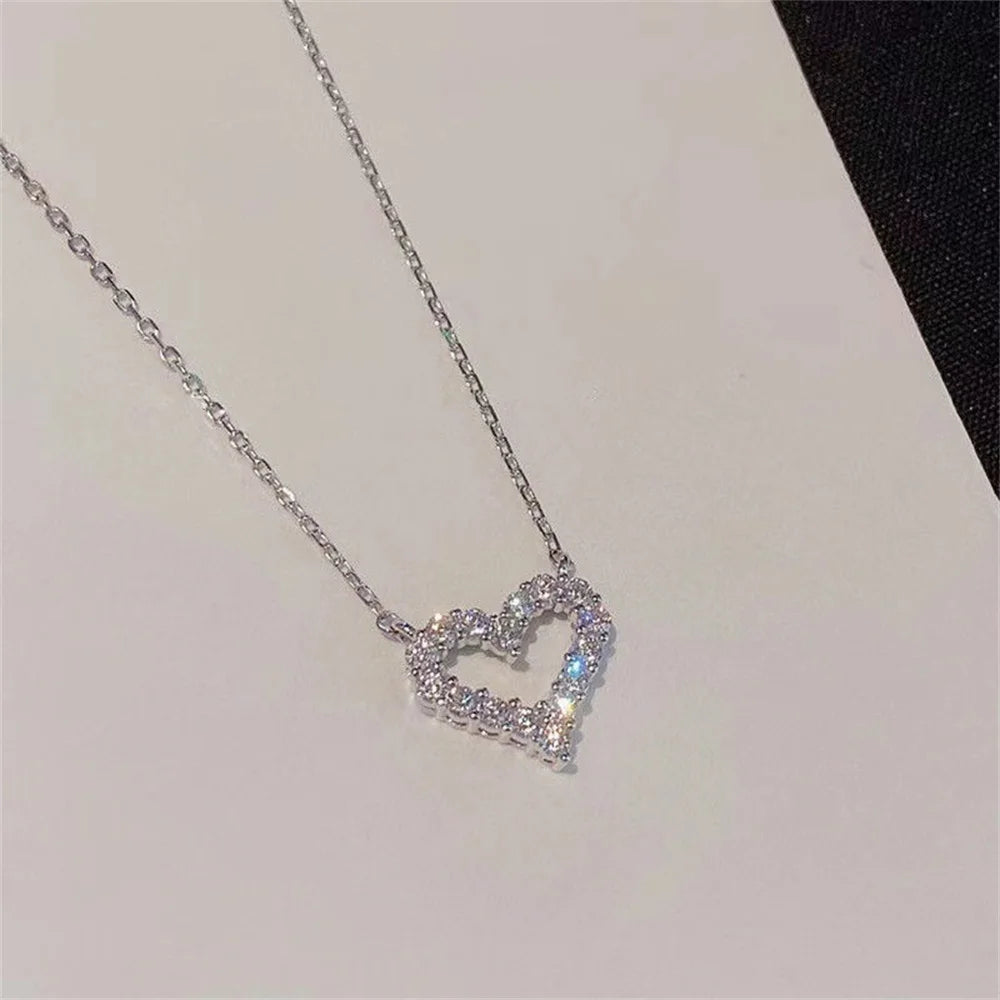 Crystal Heart Love Pendant