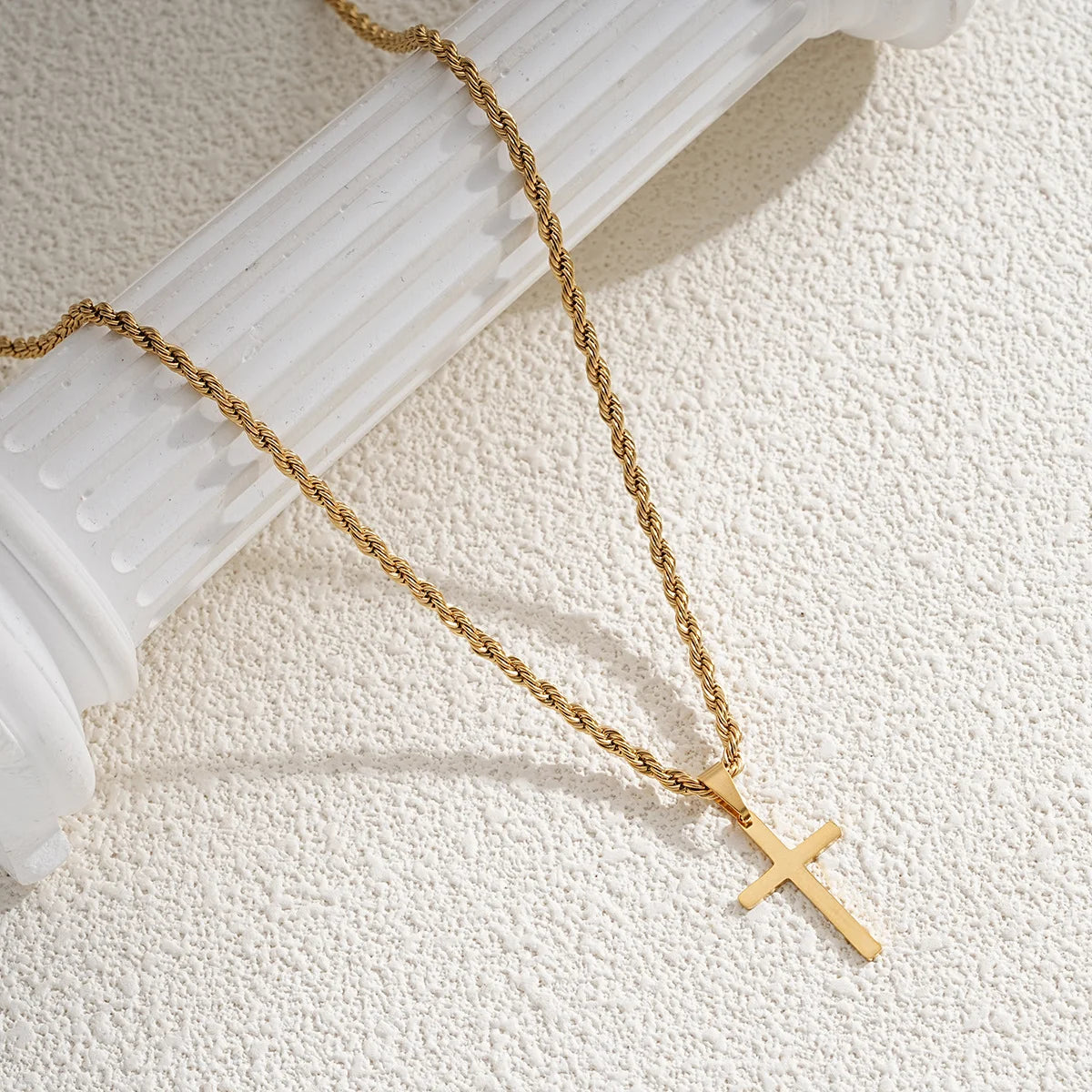 Stainless Steel Cross Necklace