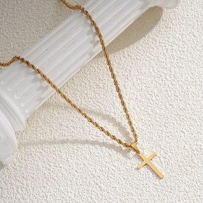 Stainless Steel Cross Necklace
