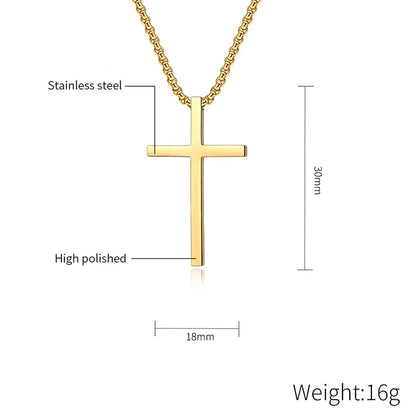 High Quality Titanium Steel Cross Pendant