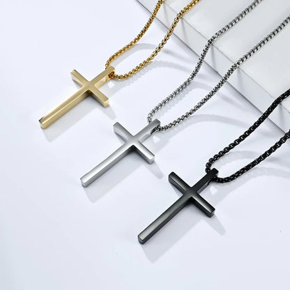 High Quality Titanium Steel Cross Pendant