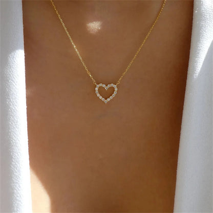 Crystal Heart Love Pendant