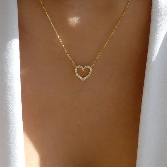 Crystal Heart Love Pendant